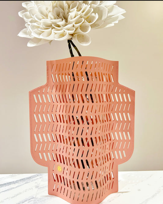 Eyelet Coral Vase