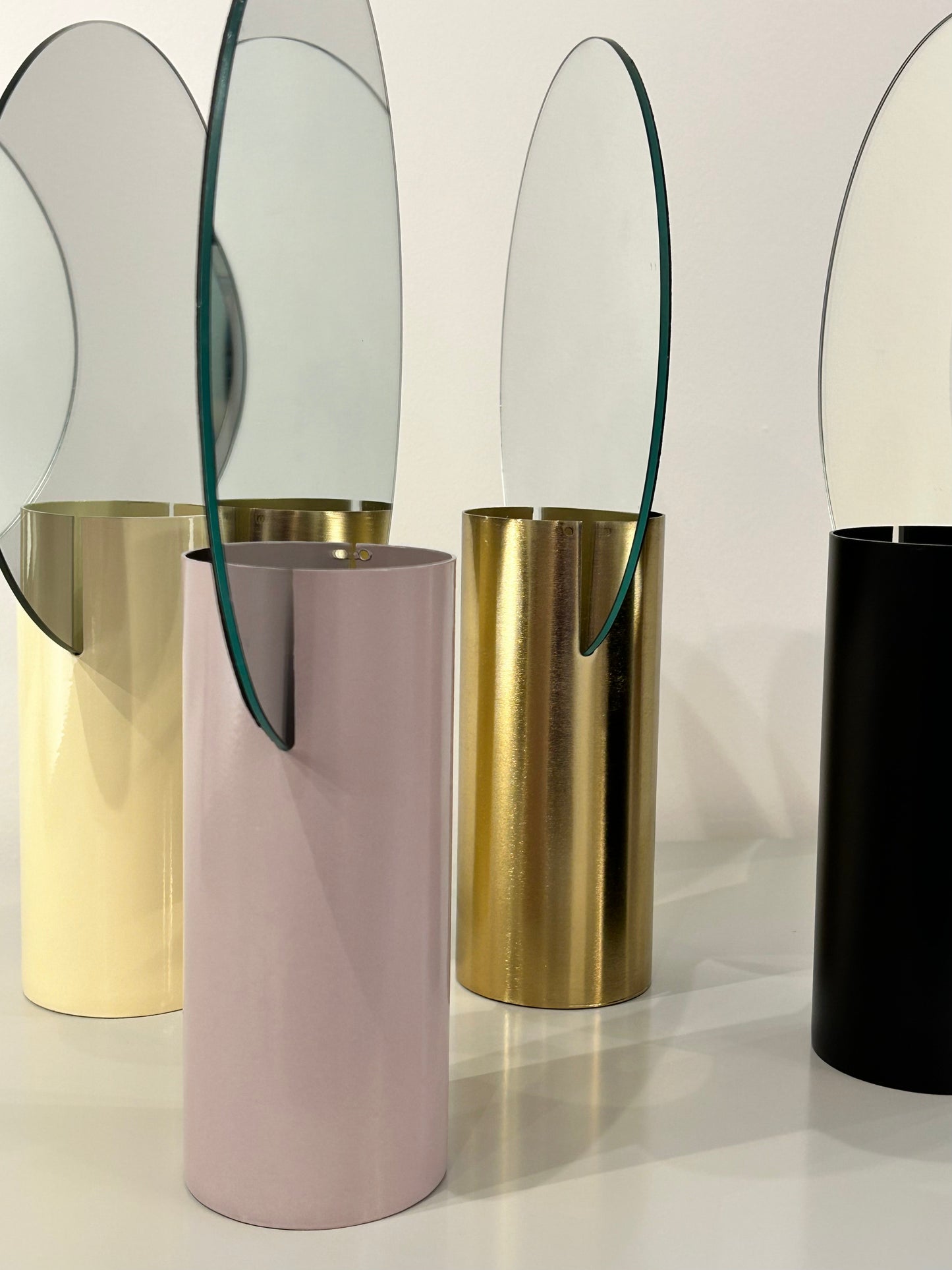 Inlaid Mirror Vase (Various Colors)