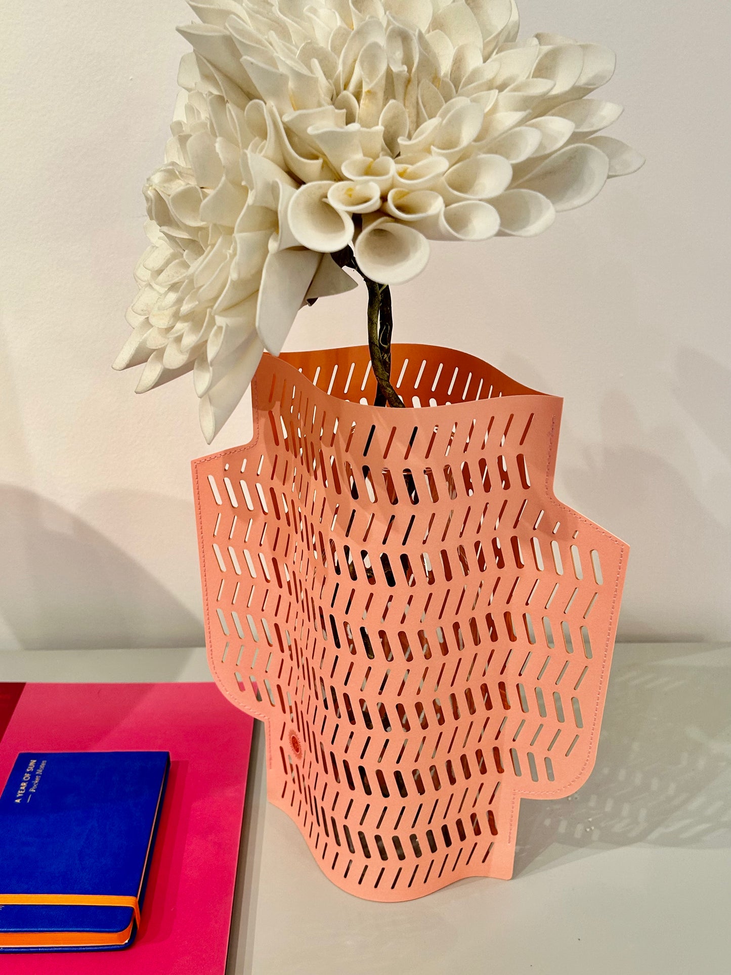 Eyelet Coral Vase
