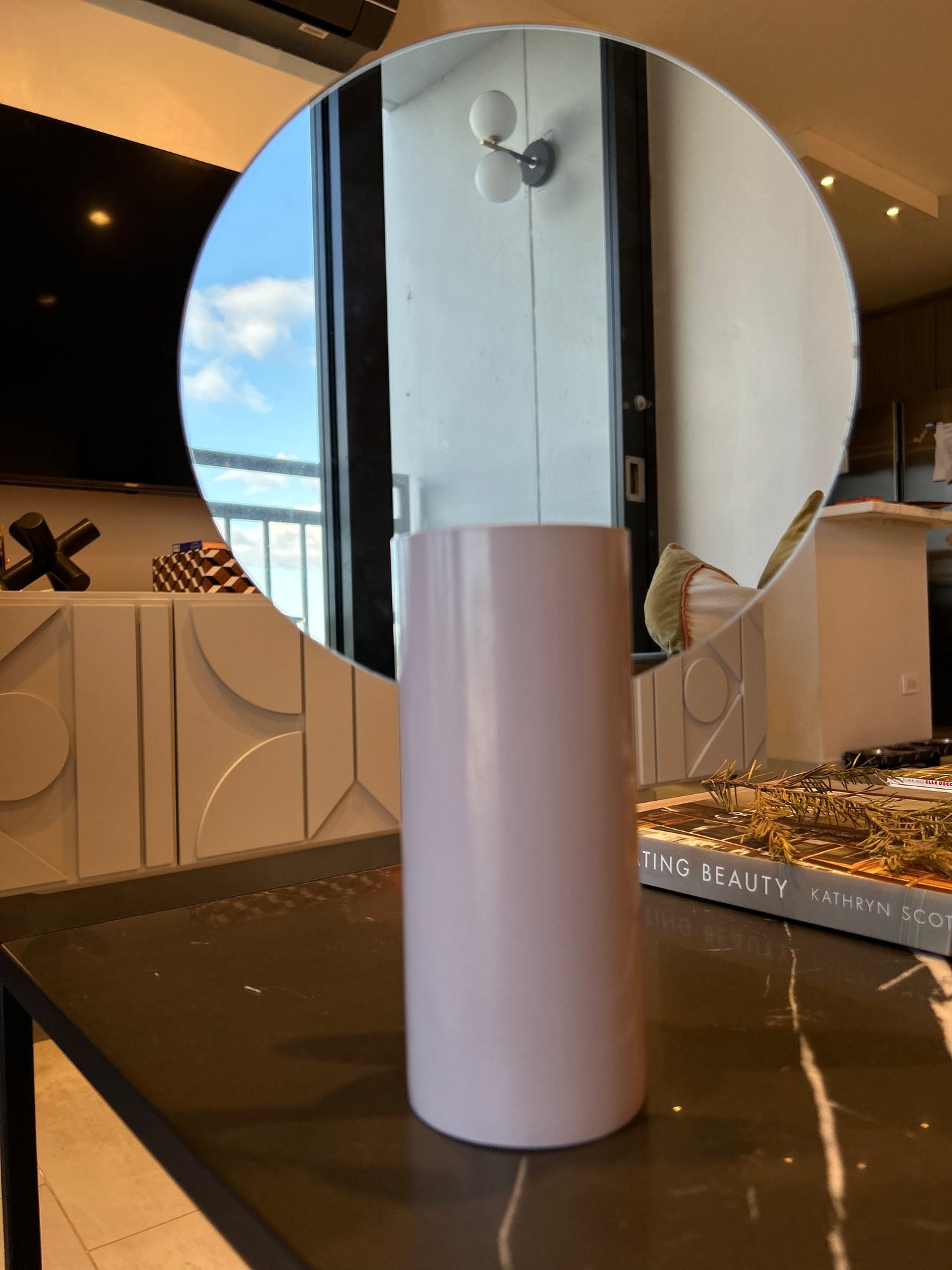 Inlaid Mirror Vase (Various Colors)